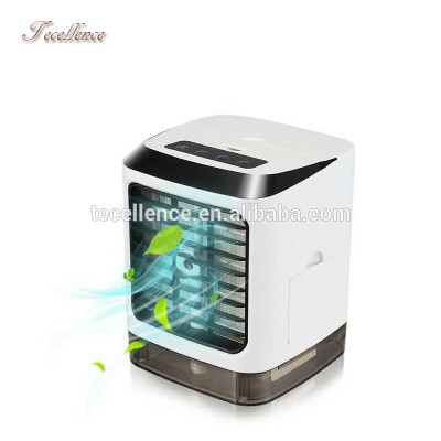 Amazon Hot Selling USB AC Desk Table Small Air Cooler Portable Cool Mist Humidifier Air Fan