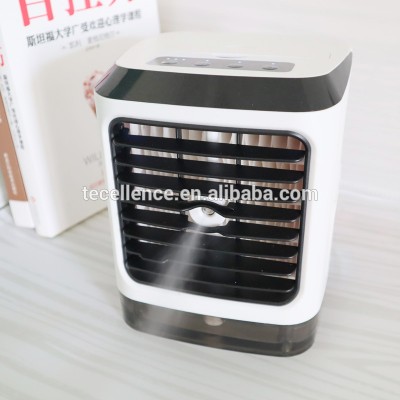 Desk USB Mini Air Cooler Conditioner Portable Cooler Air Mist Humidifier Fan