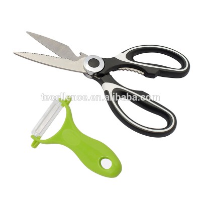 KUG021 Types of Kitchen Food Scissors Poultry Fish Vegetables Cutting Heavy Duty Kitchen Poultry Shears