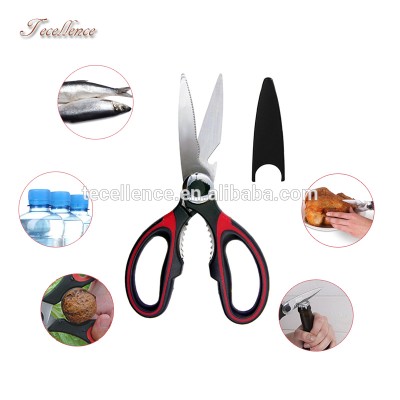 Heavy Duty Kitchen Scissors Shears Utility Stainless Steel Fish Scraping Cutting Scissors